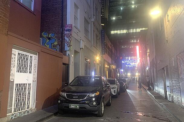 In einer Seitengasse vom China-Town-Viertel befindet sich das Hofbr&auml;uhaus von Melbourne. Dort wird Original-Hofbr&auml;u ausgeschenkt.