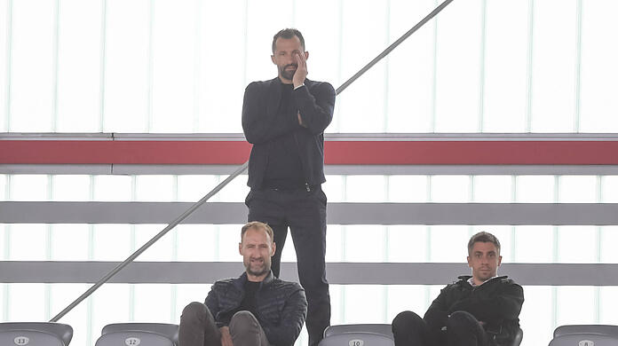 Dürfte nicht zufrieden sein mit den Auftritten der U19 in der Youth League: Bayerns Sportvorstand Hasan Salihamidzic.
