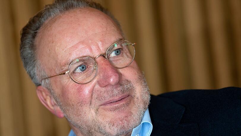 Karl-Heinz Rummenigge bei einem Gespräch mit der Deutschen Presse-Agentur.