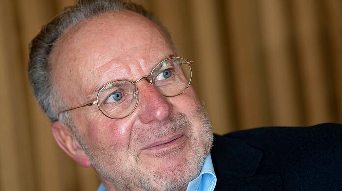 Karl-Heinz Rummenigge bei einem Gespräch mit der Deutschen Presse-Agentur.