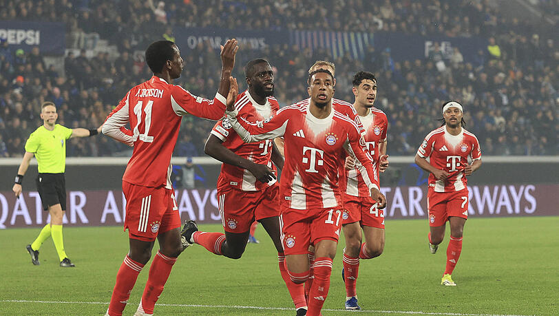 Bayerns Offensiv-Star Michael Olise steuerte gegen Bergamo zwei Tore und eine Vorlage bei.