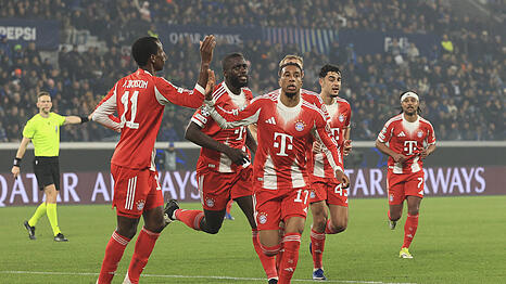 Bayerns Offensiv-Star Michael Olise steuerte gegen Bergamo zwei Tore und eine Vorlage bei.