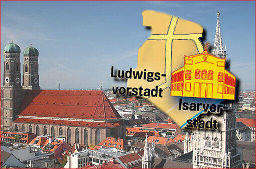 Ludwigsvorstadt-Isarvorstadt - Stückzahl: 58, 5,1%.