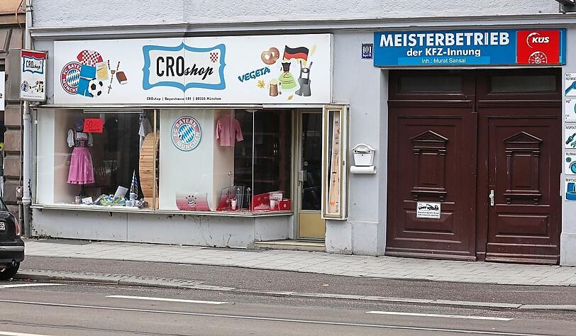 ...und sogar Handwerksbetriebe in manch einem Innenhof.