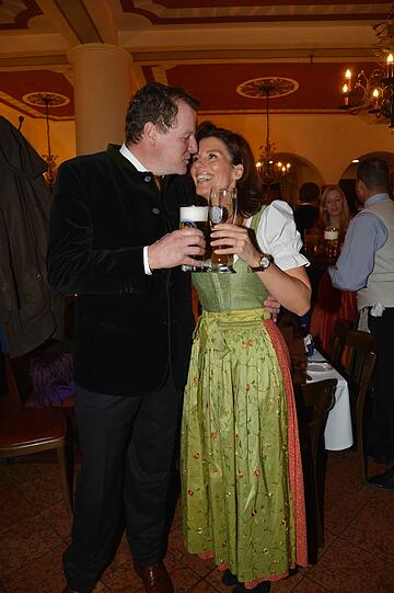 Franz Georg Strauss und Frau Birgit.