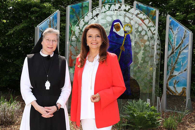 Uschi Dämmrich von Luttitz hat das Kloster Waldsassen besucht.