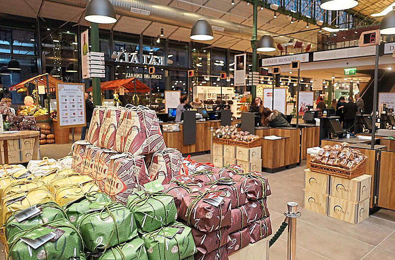 Am Donnerstag steht die große Eröffnung der neuen Schrannenhalle an. Klicken Sie sich durch die Bilder des Gourmetmarktes.