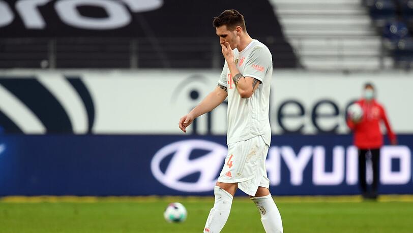 Schwache Partie in Frankfurt: Bayerns Niklas Süle.
