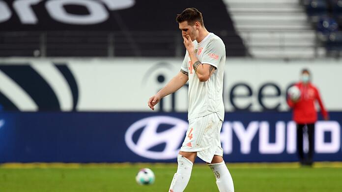 Schwache Partie in Frankfurt: Bayerns Niklas Süle.