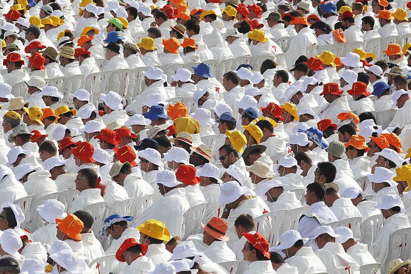Mehr als eine Million Gläubige kamen zum Abschluss des Weltjugendtages. Die Bilder von der Messe mit Papst Benedikt XVI.