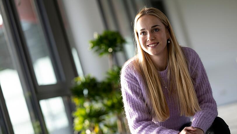 Fußball-Nationalspielerin Giulia Gwinn hatte sich zum zweiten Mal das Kreuzband gerissen.