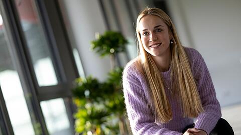 Fußball-Nationalspielerin Giulia Gwinn hatte sich zum zweiten Mal das Kreuzband gerissen.
