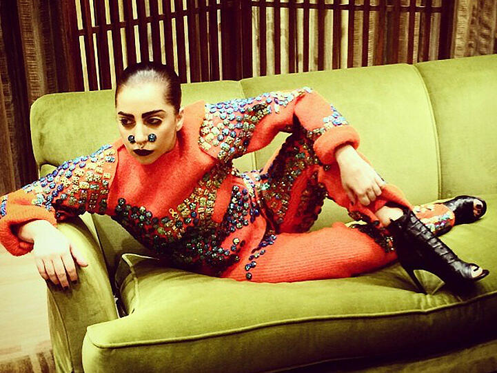 Schlechtes Licht oder hohe Stirn? Lady Gaga verwirrt mit neuem Instagram-Bild