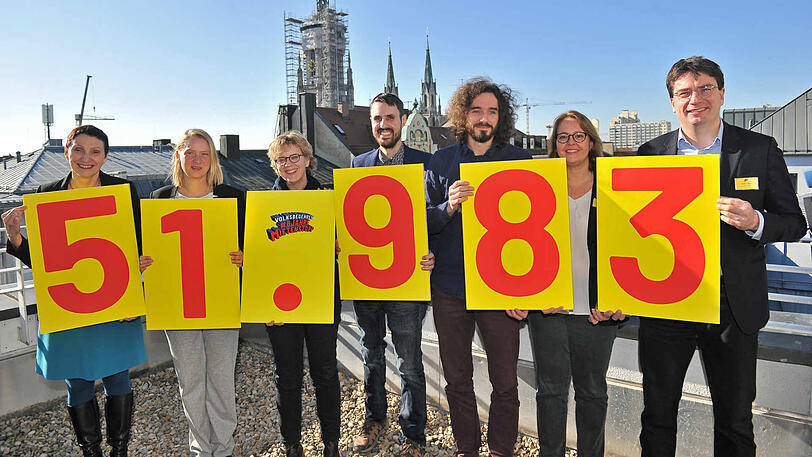 Die Initiatoren präsentierten stolz die erreichten Unterschriften - jetzt droht das Begehren zu scheitern.