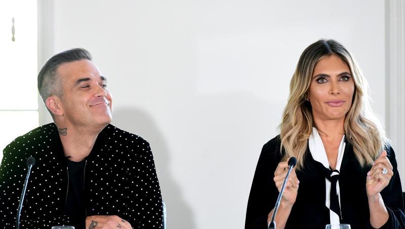 Robbie Williams bringt seine Frau Ayda Field noch immer zum Lachen. Robbie Williams bringt seine Frau Ayda Field noch immer zum Lachen.
