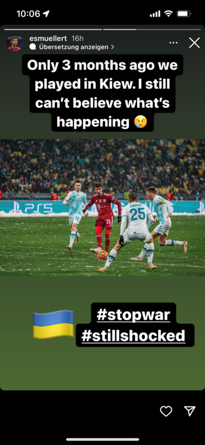 Solidarität mit der Ukraine: Müller. Solidarität mit der Ukraine: Müller.