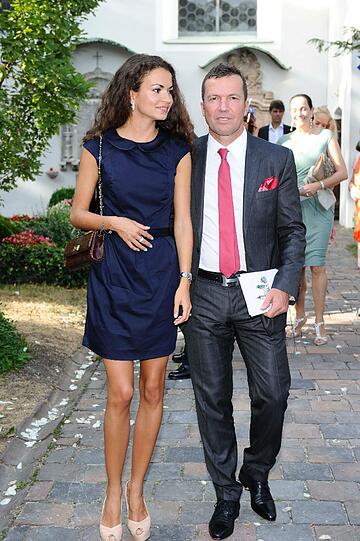 Lothar Matthäus und Freundin Anastasia.