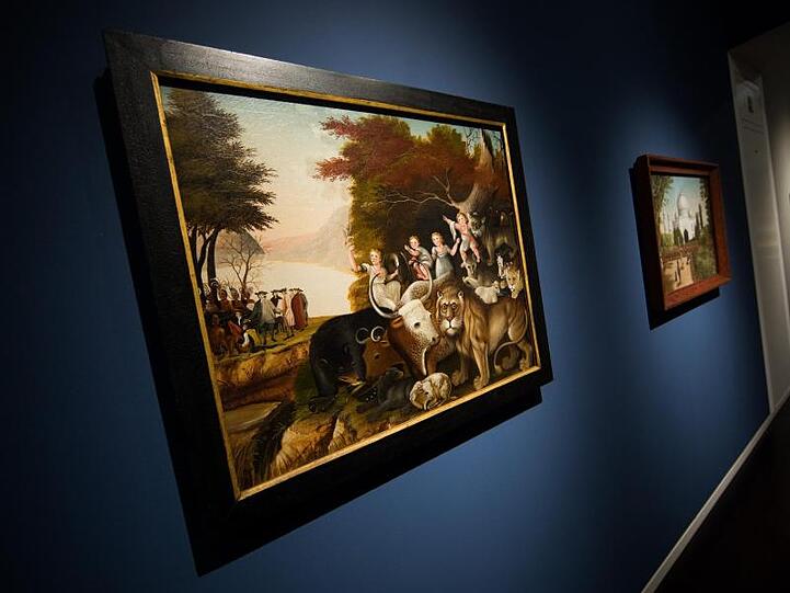 Das Gemälde "Königreich des Friedens" (1830/35) des Künstlers Edward Hicks.