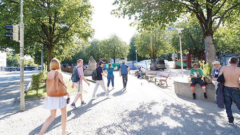 Der Orleansplatz ist "insgesamt nicht sehr freundlich", findet der neue BA-Chef Jörg Spengler von den Grünen. Der Orleansplatz ist "insgesamt nicht sehr freundlich", findet der neue BA-Chef Jörg Spengler von den Grünen.