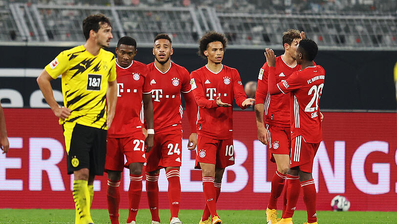 Die Bayern stehen nach dem Sieg gegen Dortmund weiterhin an der Tabellenspitze.
