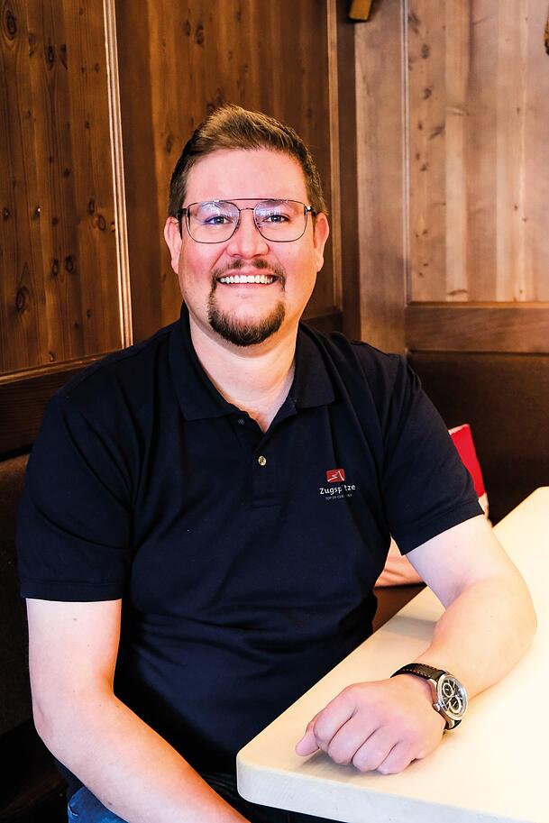 Der neue Gastro-Chef der Zugspitze: Hannes Berkmann. Der neue Gastro-Chef der Zugspitze: Hannes Berkmann.