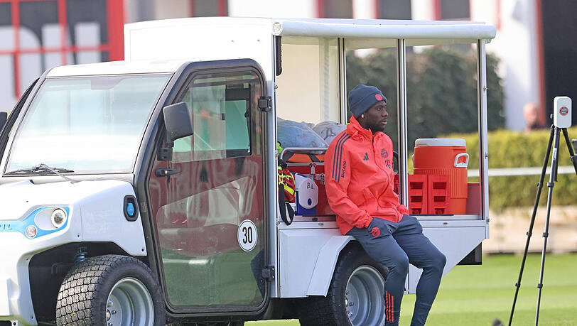 Steht schon wieder auf dem Trainingsplatz: Alphonso Davies. Steht schon wieder auf dem Trainingsplatz: Alphonso Davies.