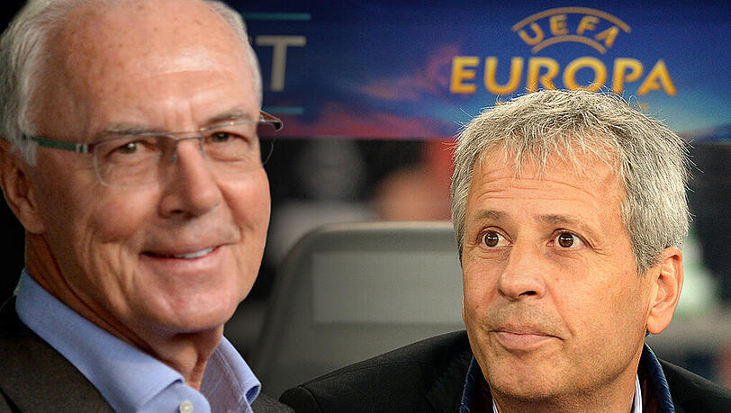 Franz Beckenbauer hat lobende Worte für Lucien Favre und die Borussia Mönchengladbach übrig. Franz Beckenbauer hat lobende Worte für Lucien Favre und die Borussia Mönchengladbach übrig.