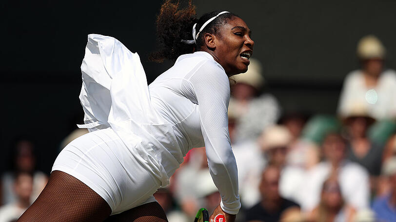 Serena Williams kann damit in ihrem erst zweiten Grand-Slam-Turnier als Mutter den Allzeit-Rekord der Australierin Margaret Court mit 24 Titeln bei den vier wichtigsten Turnieren einstellen.