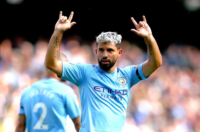 Platz 9 Sergio Aguero (Manchester City): 35 Tore in 49 Spielen