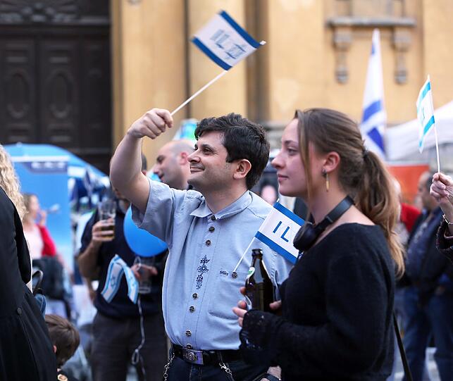 Impressionen vom Münchner Israel-Tag.
