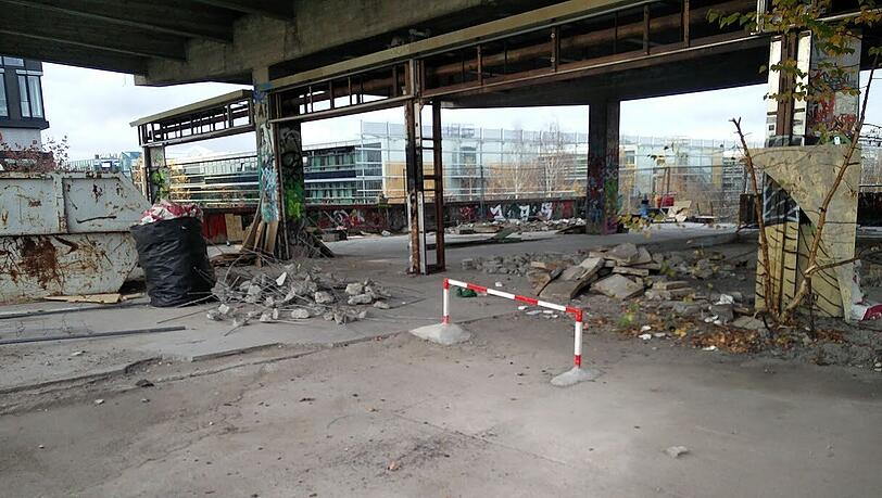 Die Stadt hat die Anlage abreißen lassen.