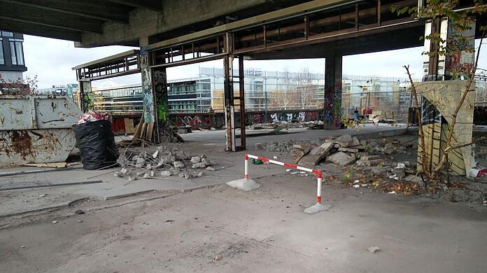 Die Stadt hat die Anlage abreißen lassen.