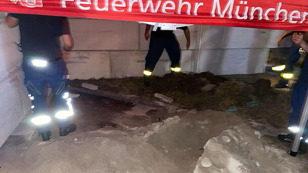 Hier lag die 250-Kilo-Fliegerbombe aus dem Zweiten Weltkrieg.