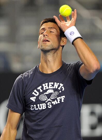 Landsmann Novak Djokovic, höchst konzentriert, schafft dies eher nicht.
