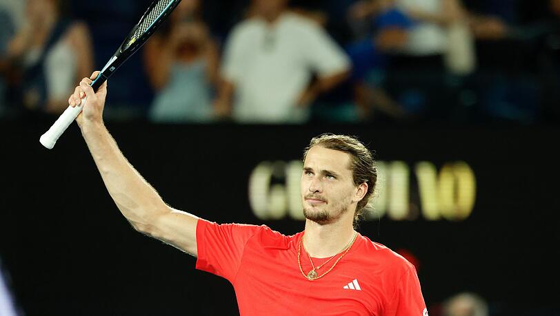 Freute sich über den Auftaktsieg bei den Australian Open: Alexander Zverev.