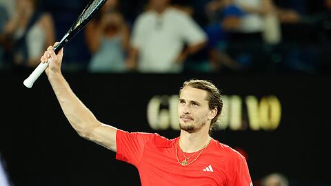 Freute sich über den Auftaktsieg bei den Australian Open: Alexander Zverev.