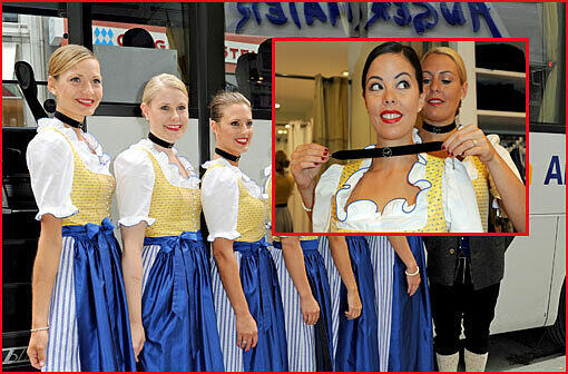Fesch in der Luft: In Lufthansa Flügen nach New York, Charlotte und Bangkok dürfen sich die Fluggäste zur Wiesn Zeit auf ein besonderes Schmankerl freuen: Die Lufthansa Crew in der neuen Trachtenkollektion von Angermaier.