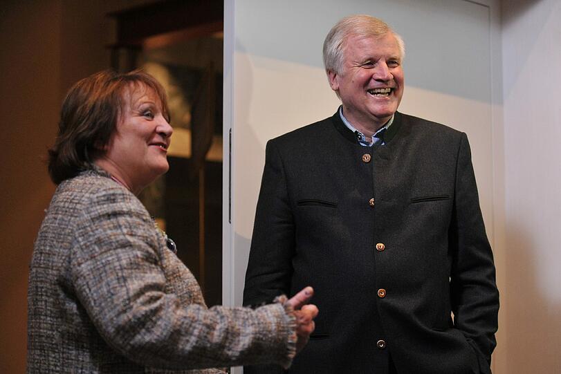 Zufrieden mit dem Studiengebühren-Kompromiss: Ministerpräsident Horst Seehofer (CSU) und Sabine Leutheusser-Schnarrenberger (FDP)