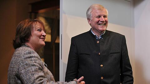 Zufrieden mit dem Studiengebühren-Kompromiss: Ministerpräsident Horst Seehofer (CSU) und Sabine Leutheusser-Schnarrenberger (FDP)