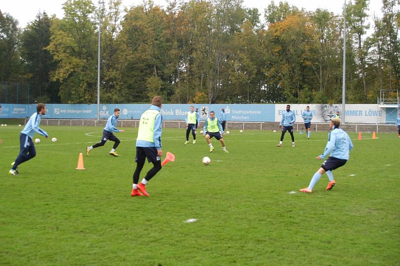 Das erste Training mit dem neuen Co-Trainer Sven Kmetsch.