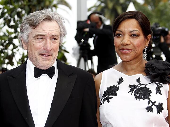 Robert De Niro und seine damalige Ehefrau Grace Hightower, mit der er zwei Kinder hat (2011).