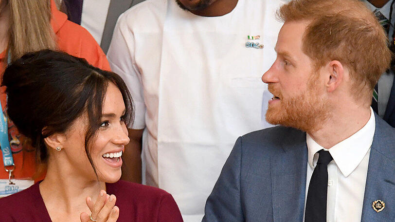 Prinz Harry und Herzogin Meghan bei einem Auftritt in Windsor.