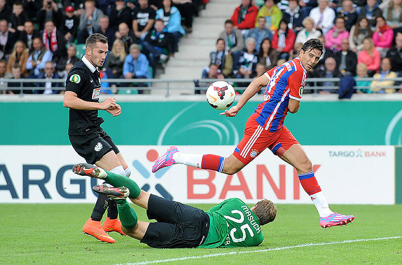 Die Bilder zum Spiel des FC Bayern in der 1. Runde des DFB-Pokals bei Preußen Münster