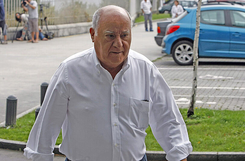 Platz 2: Amancio Ortega, der Boss des Modelabels "Zara" schiebt sich, dank eines Zuwachses um 2,5 Milliarden Dollar auf insgesamt 67 Milliarden Dollar Vermögen, neu auf Platz zwei.