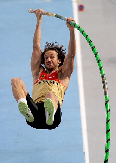 Der Sechs-Meter-Springer: Superstar Tim Lobinger.