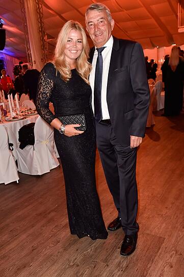 Wolfgang Niersbach mit Marion Popp