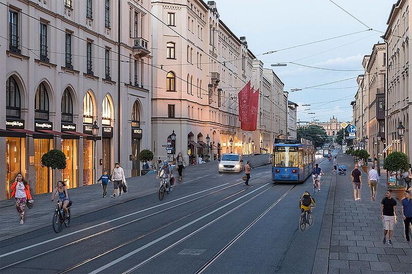 Eine (fast) autofreie Maximilianstraße.