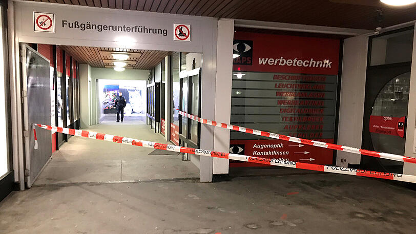 In dieser Fußgängerunterführung kam es zur Schlägerei.