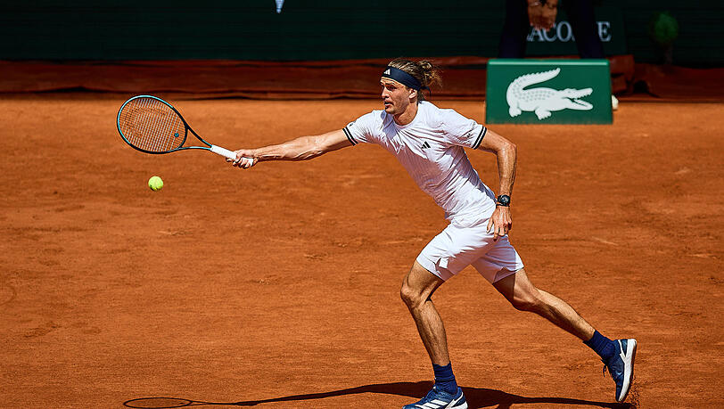 Alexander Zverev trifft bei den French Open am Mittwochabend in der zweiten Runde auf den Tschechen Tomas Machac.