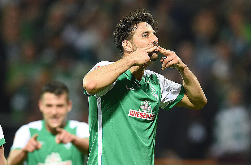Der überragende Mann beim 6:2-Sieg von Werder Bremen: Claudio Pizarro.